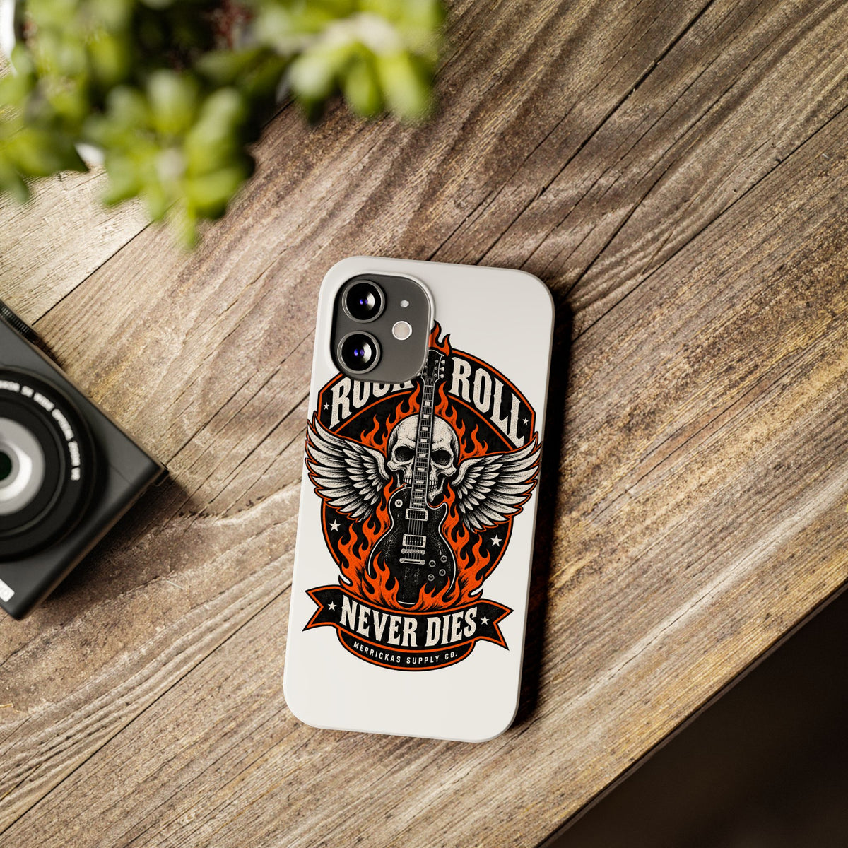 Rock N Roll Never Dies Phone Case