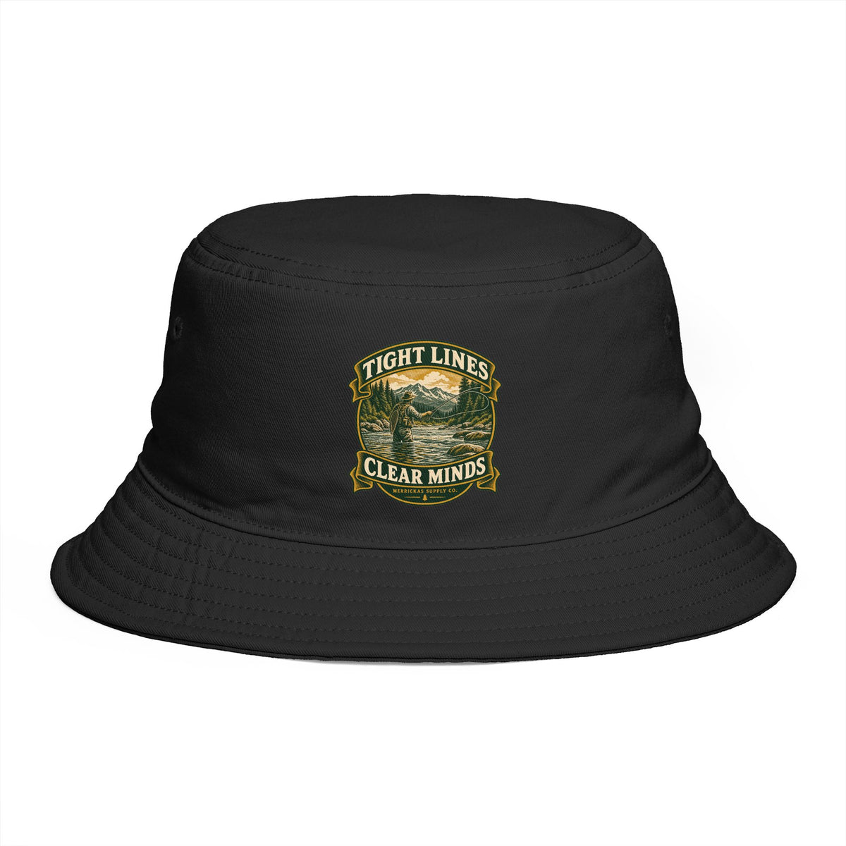Tight Lines Clear Minds Bucket Hat