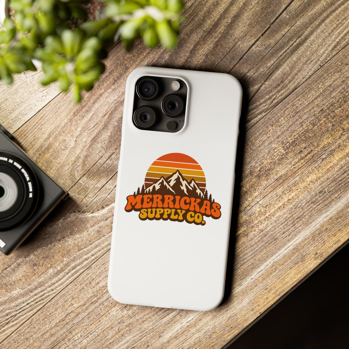 Merrickas Retro Sunset Mountain Phone Case