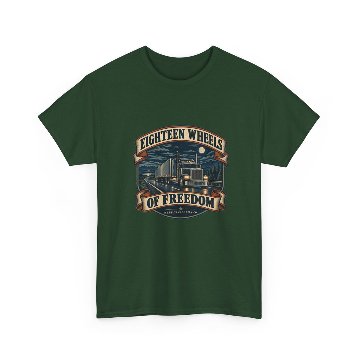 Eighteen Wheels Of Freedom Classic Tee