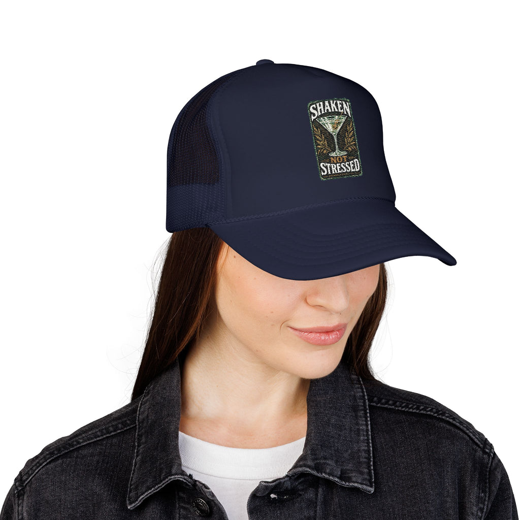 Shaken Not Stressed Foam Trucker Hat