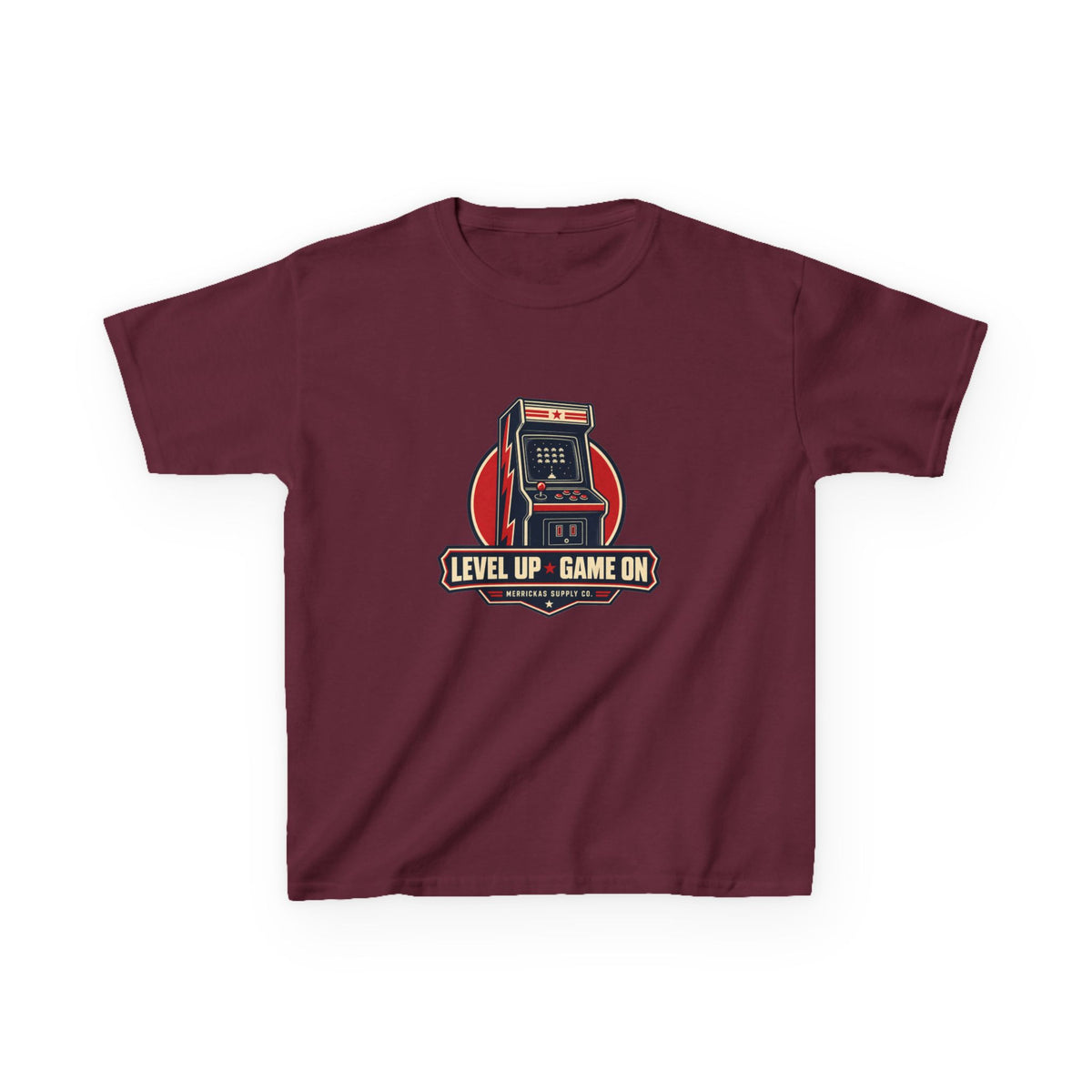 Level Up Game On Kids Tee