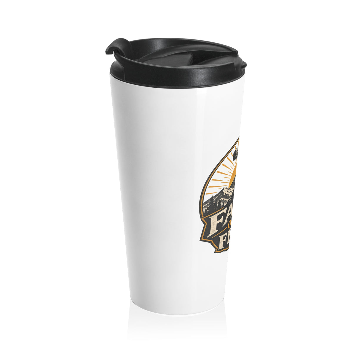 Faith Over Fear Travel Mug