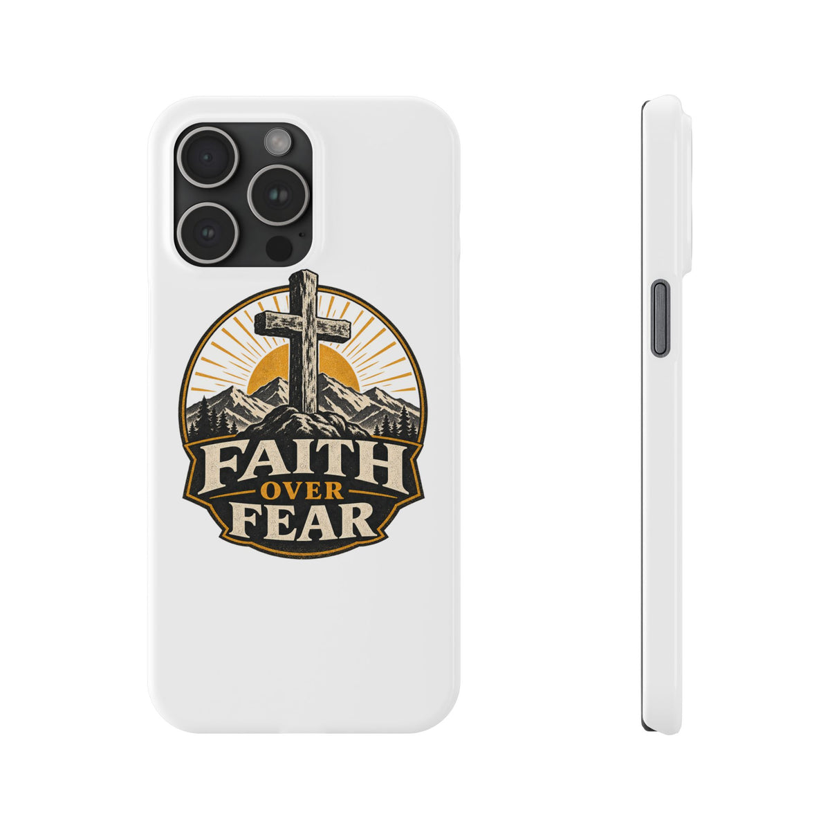 Faith Over Fear Phone Case
