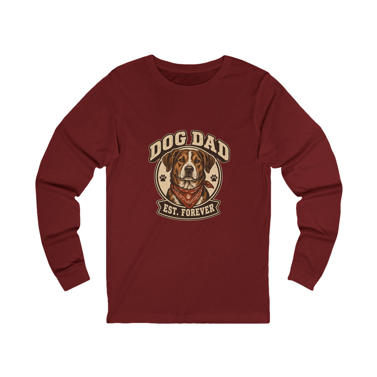 Dog Dad Long Sleeve Tee