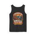 I Paused My Grill To Be Here Garment-Dyed Tank