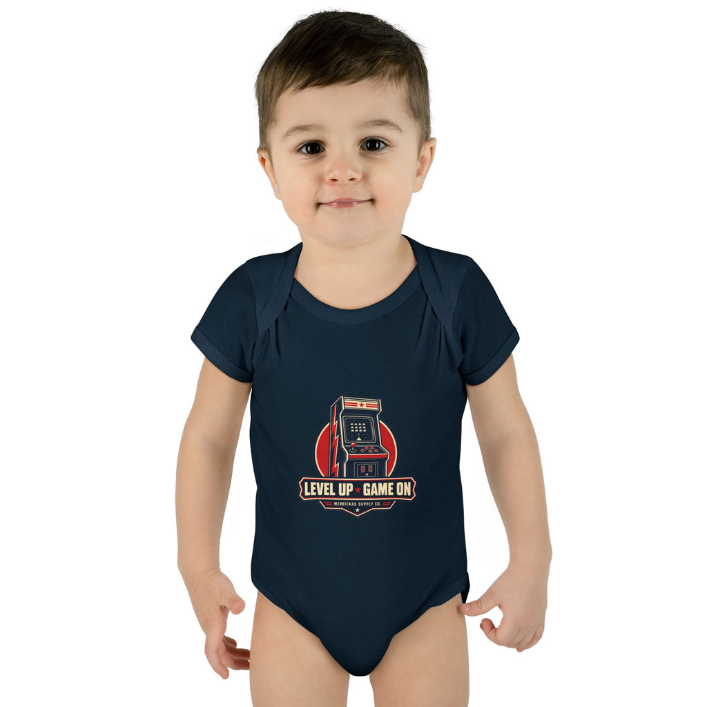Level Up Game On Baby Onesie