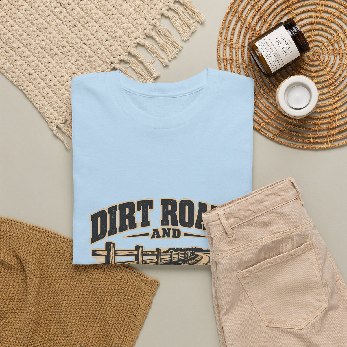 Dirt Roads And Country Codes Classic Tee