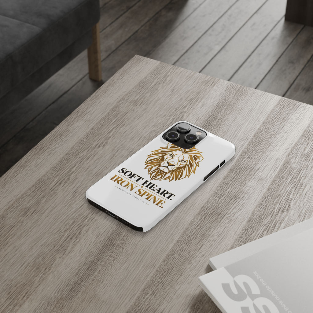 Soft Heart Iron Spine Phone Case