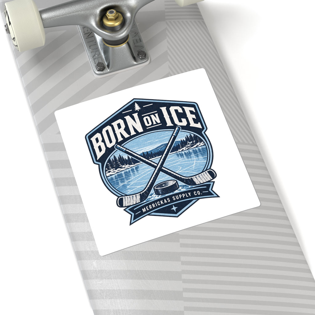 Born On Ice Sticker