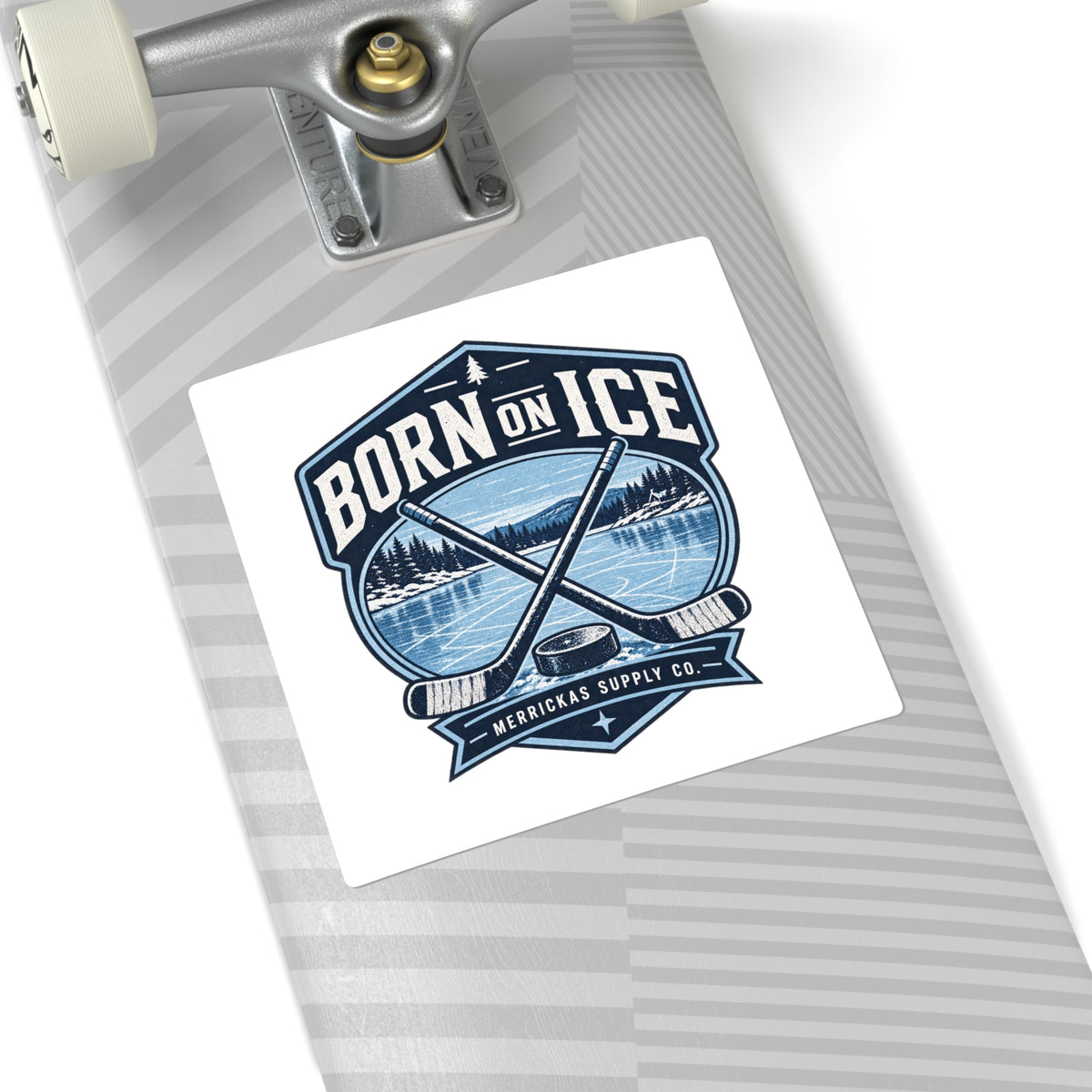 Born On Ice Sticker