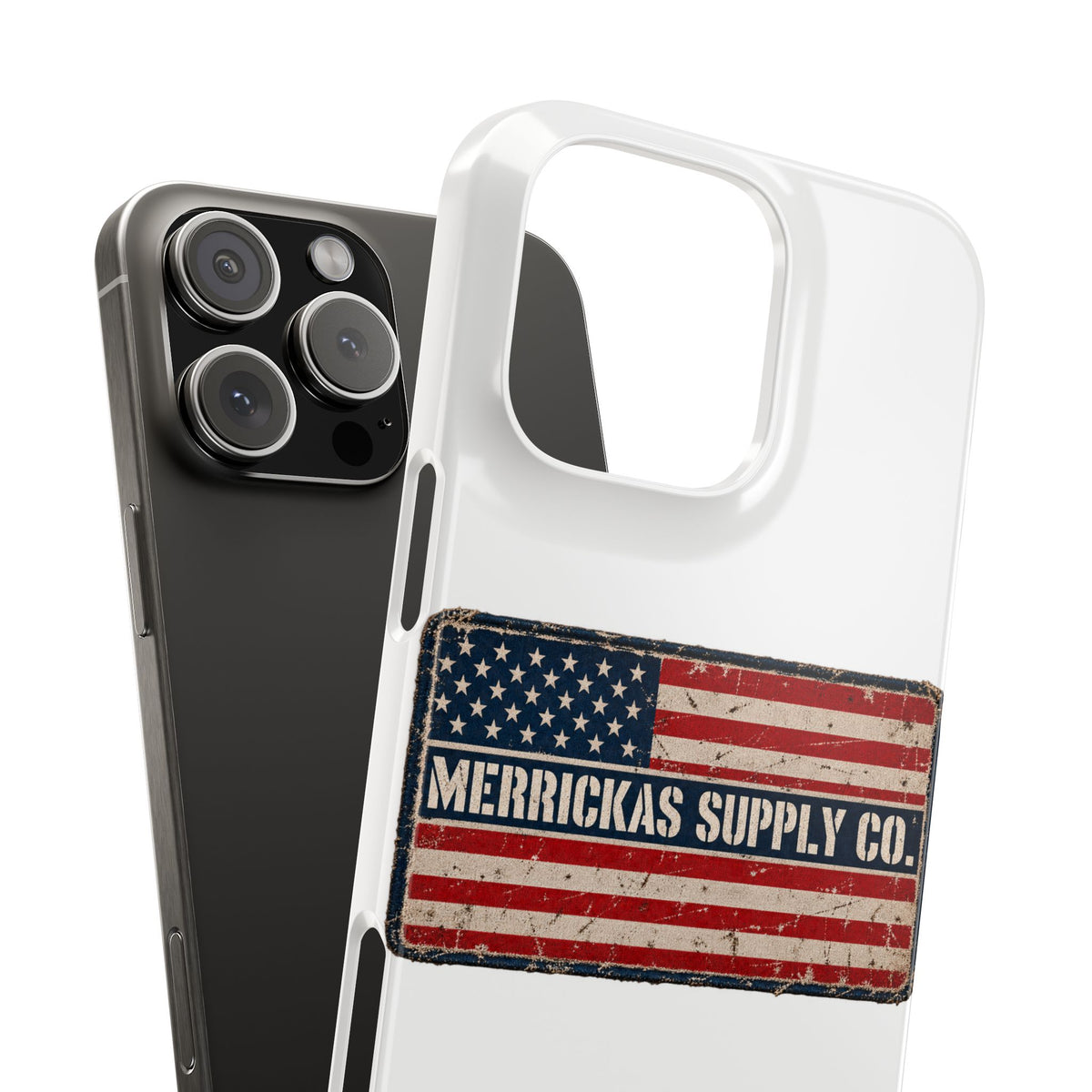 Merrickas American Flag Patch Phone Case