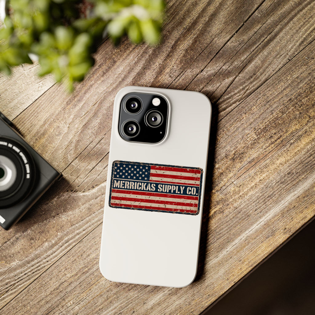 Merrickas American Flag Patch Phone Case