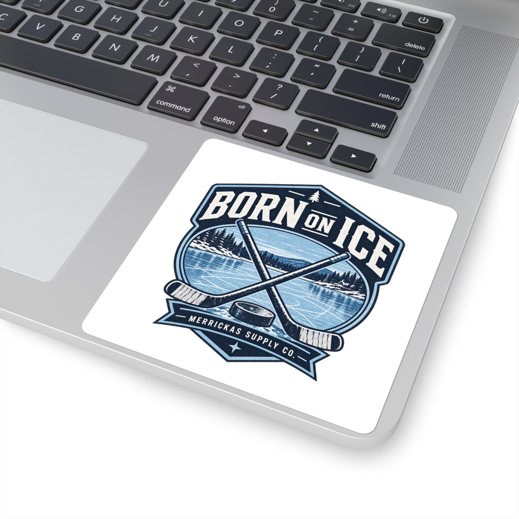 Born On Ice Sticker