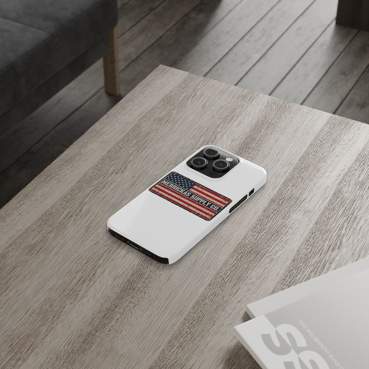 Merrickas American Flag Patch Phone Case