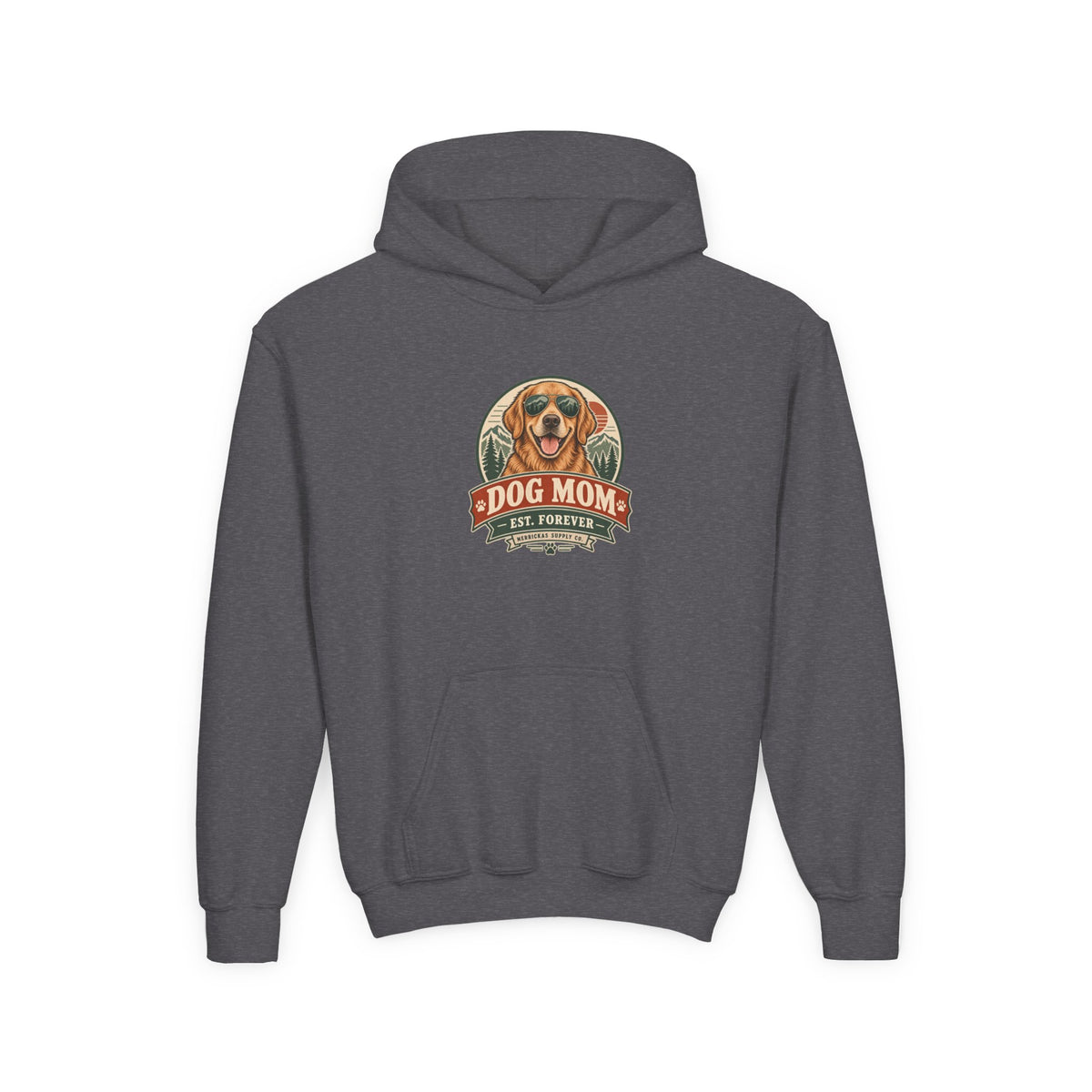 Dog Mom Est. Forever Youth Hoodie