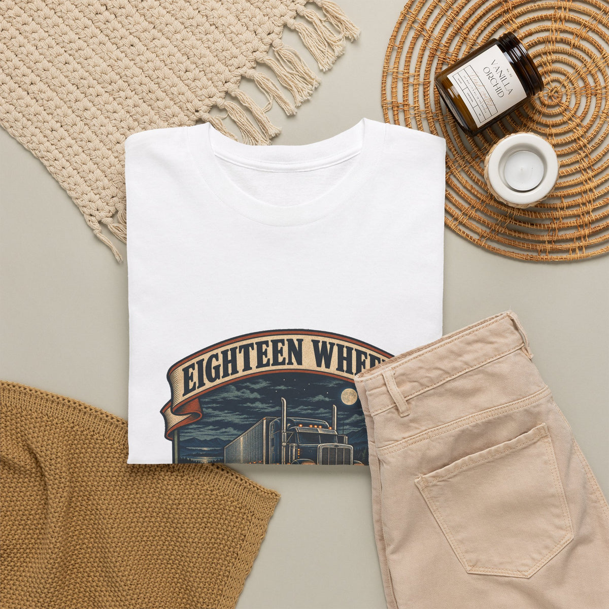 Eighteen Wheels Of Freedom Classic Tee