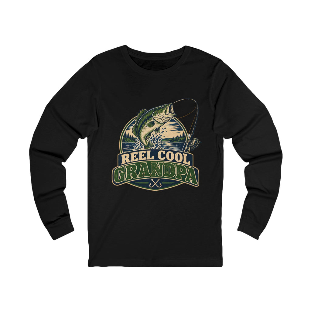 Reel Cool Grandpa Long Sleeve Tee