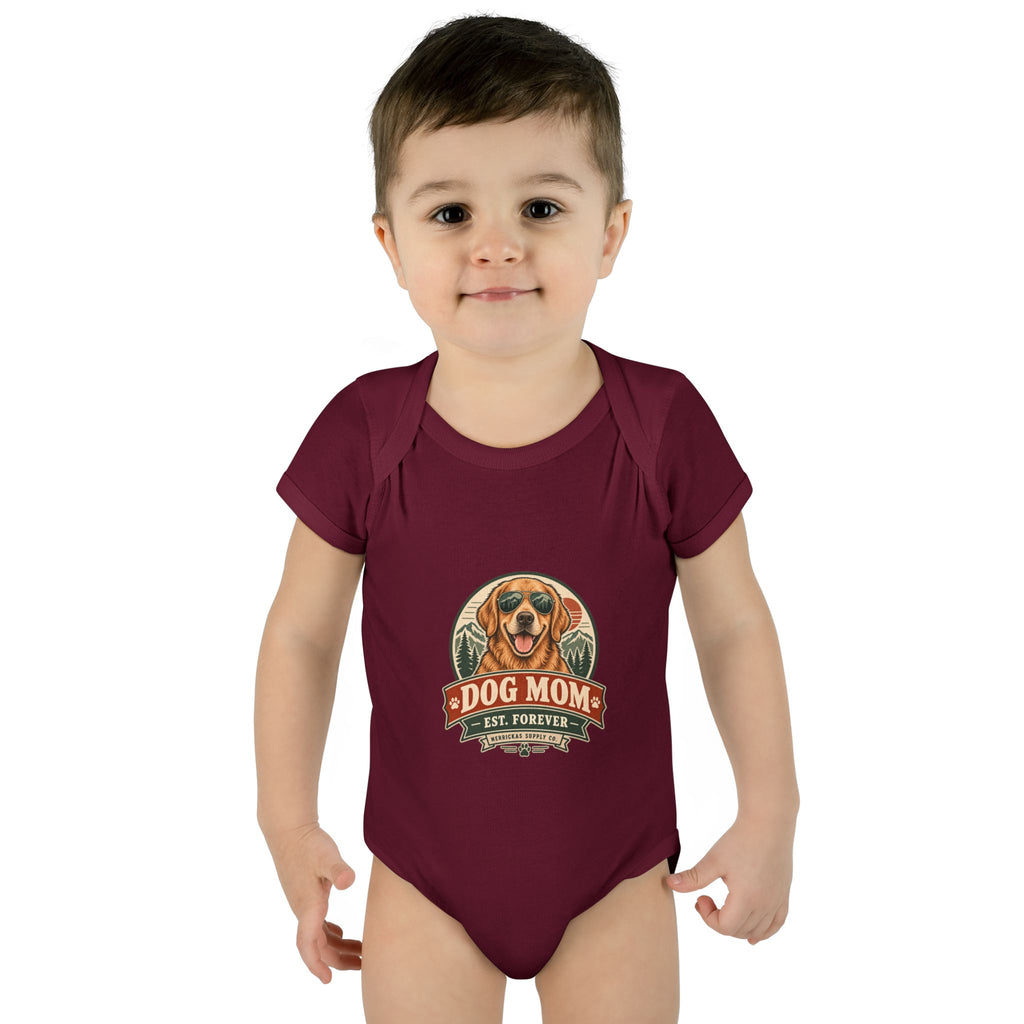 Dog Mom Est. Forever Baby Onesie