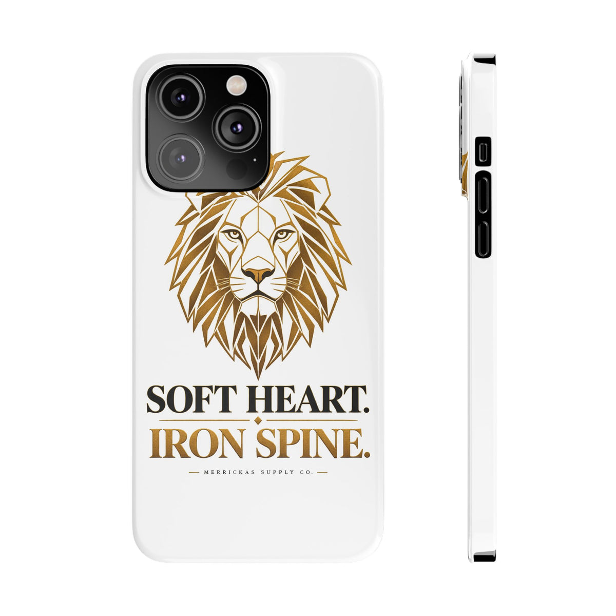 Soft Heart Iron Spine Phone Case