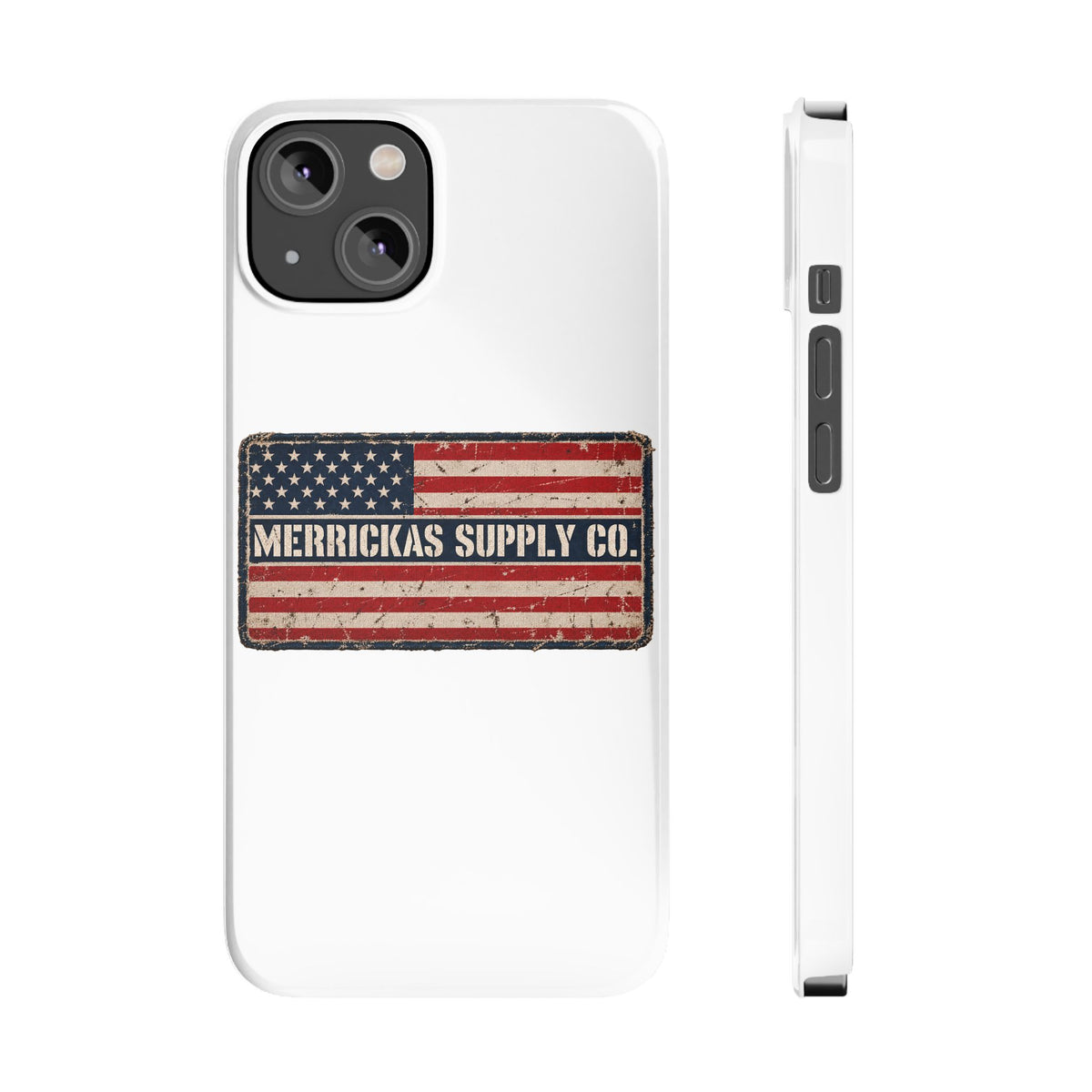 Merrickas American Flag Patch Phone Case