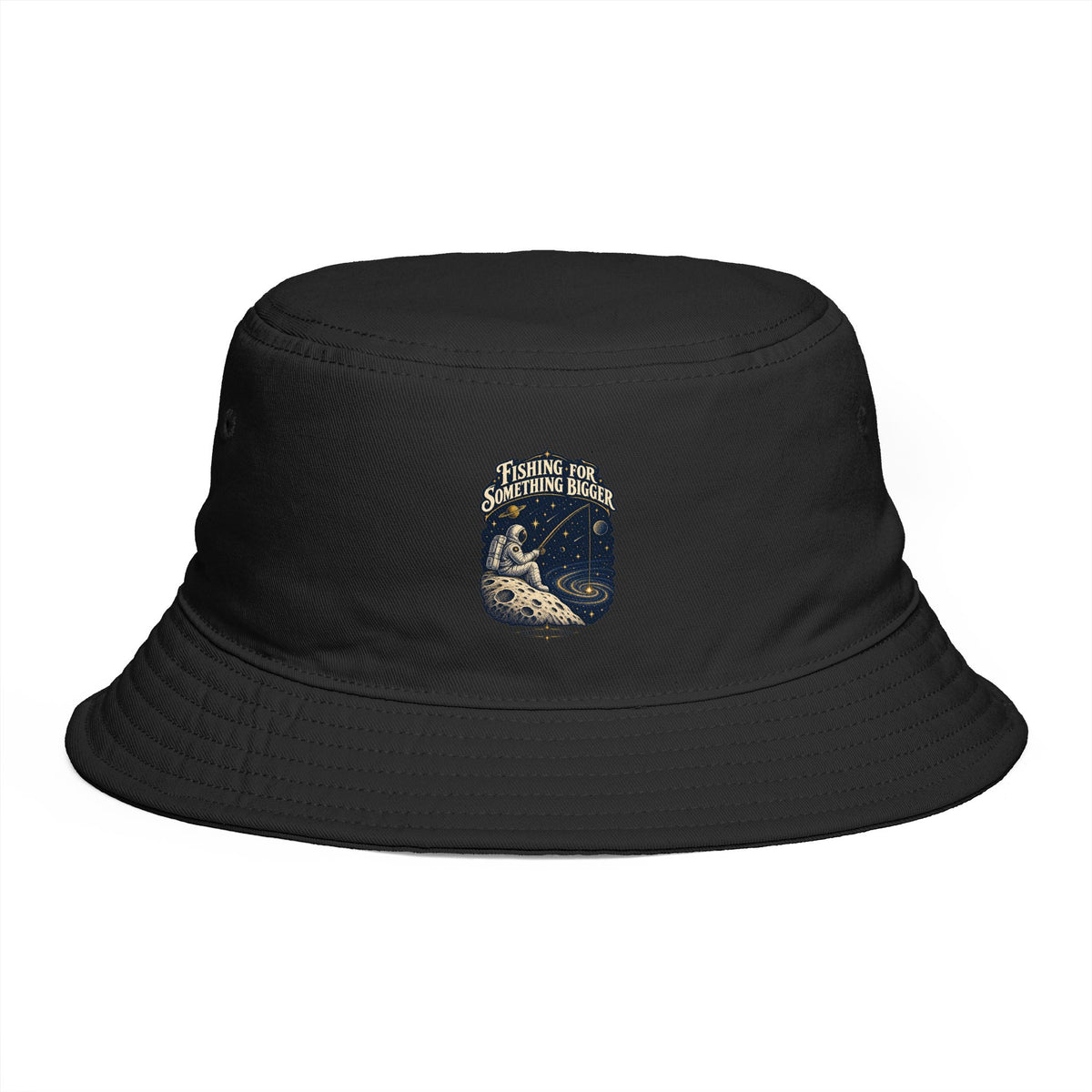 Fishing For Something Bigger Bucket Hat