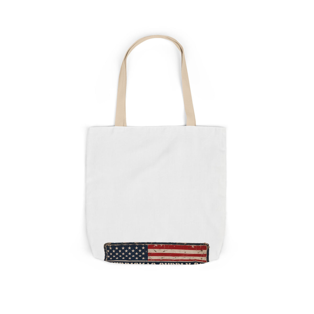 Merrickas American Flag Patch Canvas Wall Art