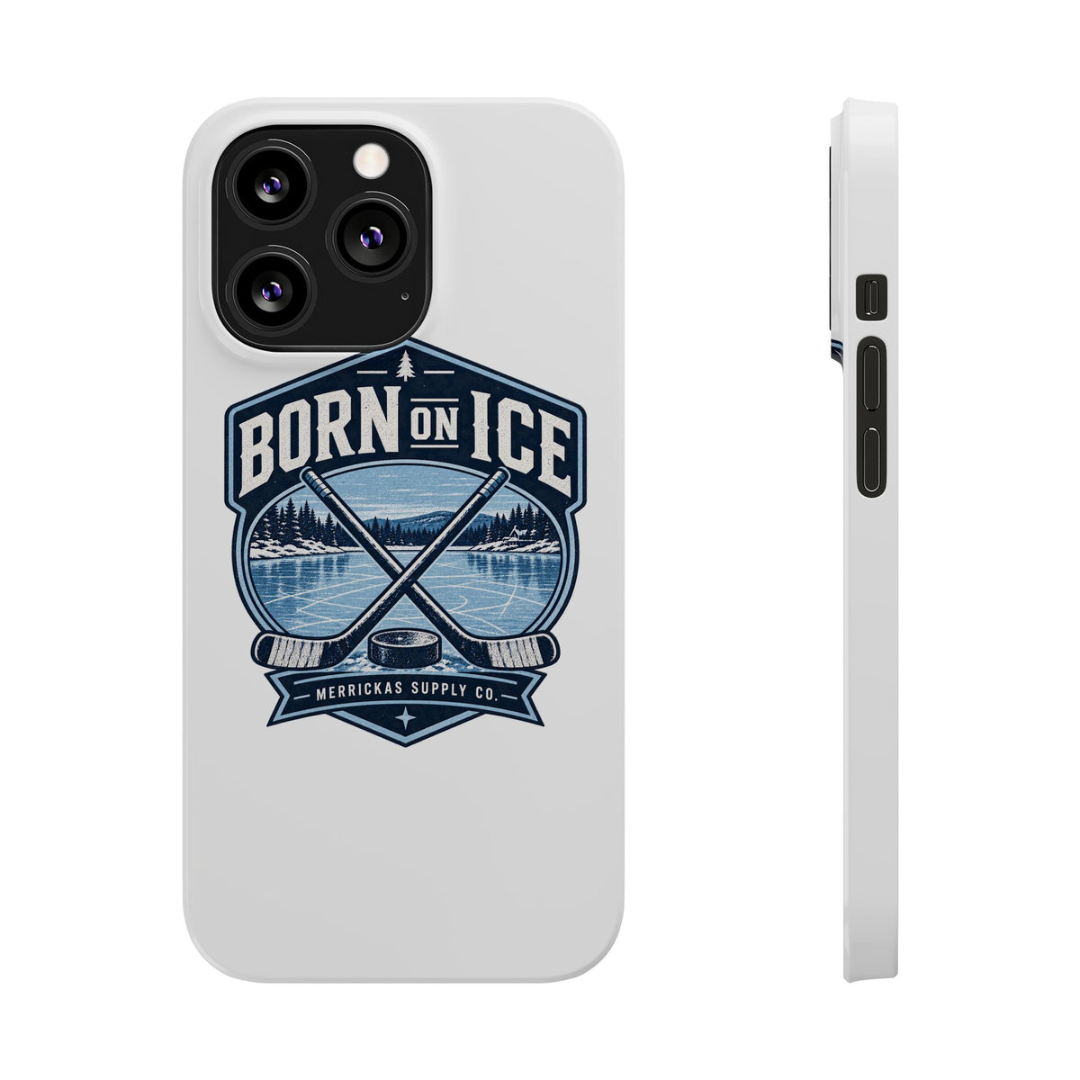 Born On Ice Phone Case
