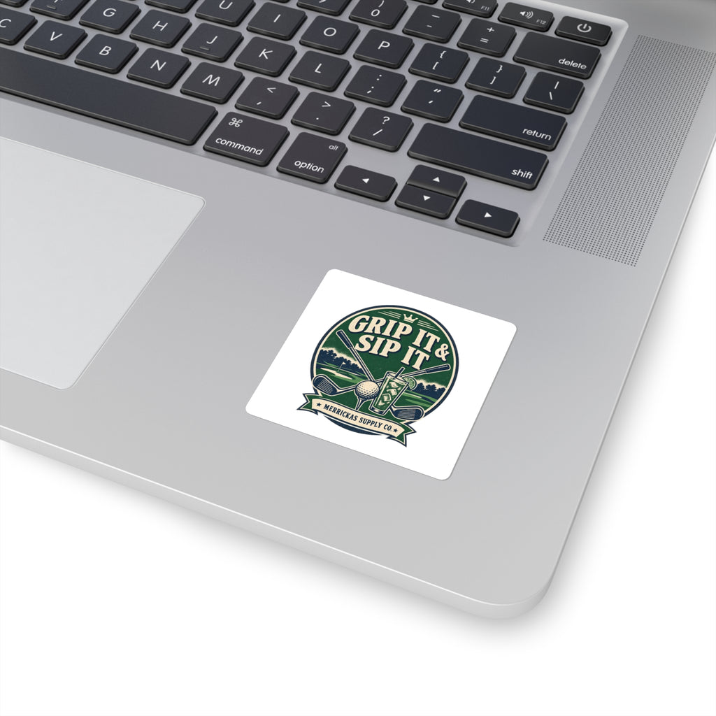 Grip It & Sip It Sticker