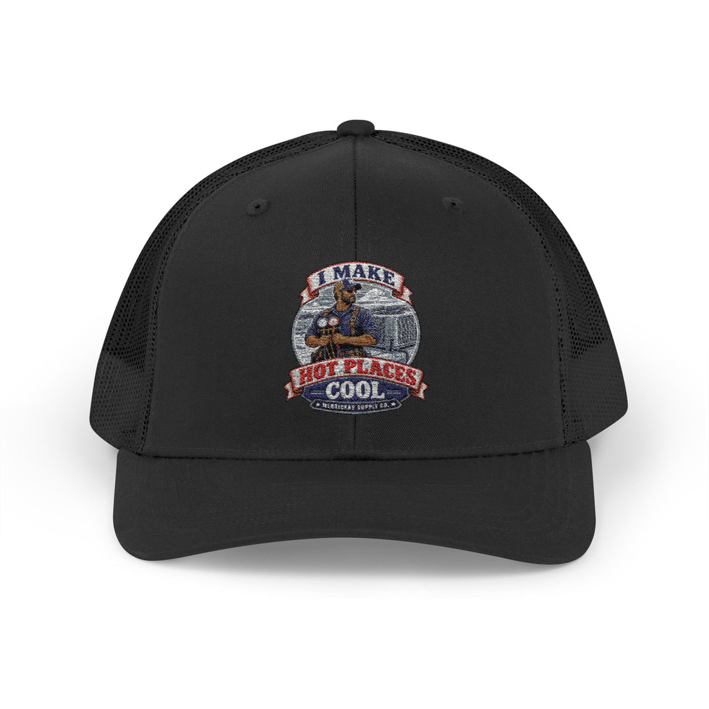 I Make Hot Places Cool Snapback Trucker Cap