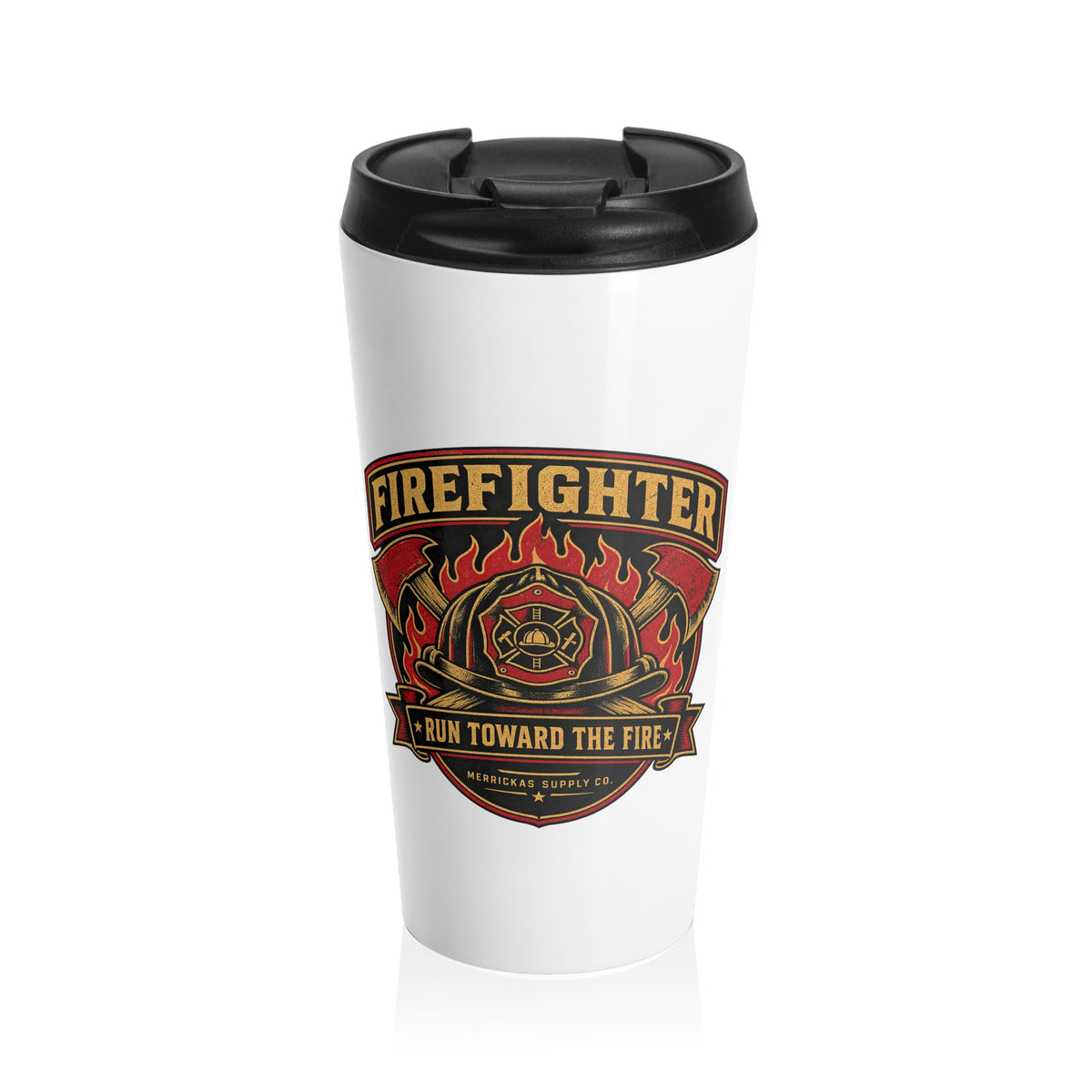 Run Toward The Fire Travel Mug