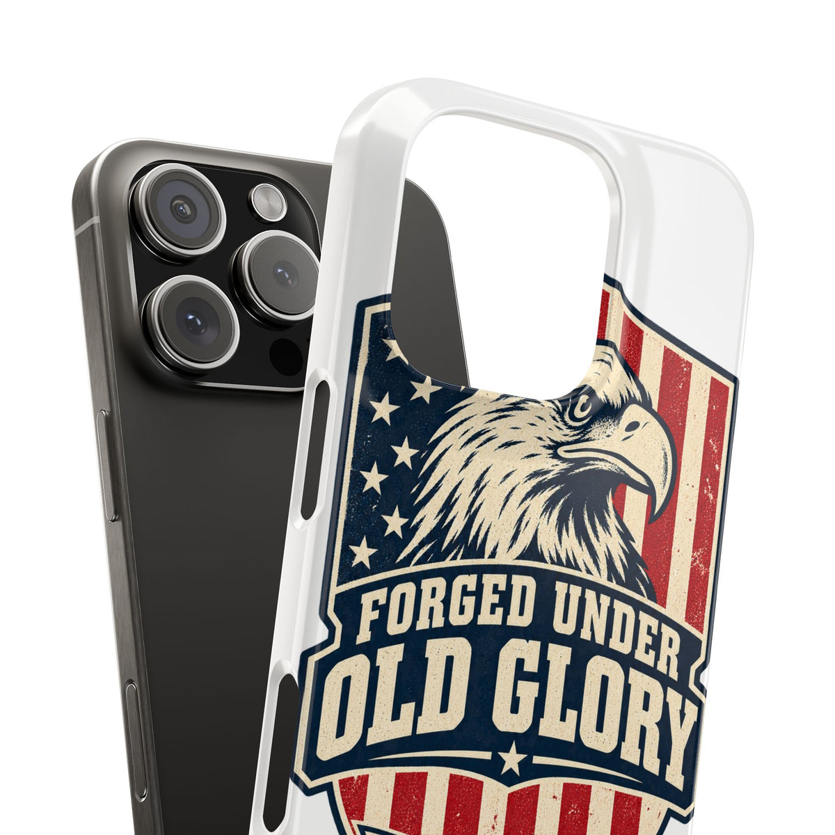 Forged Under Old Glory Phone Case