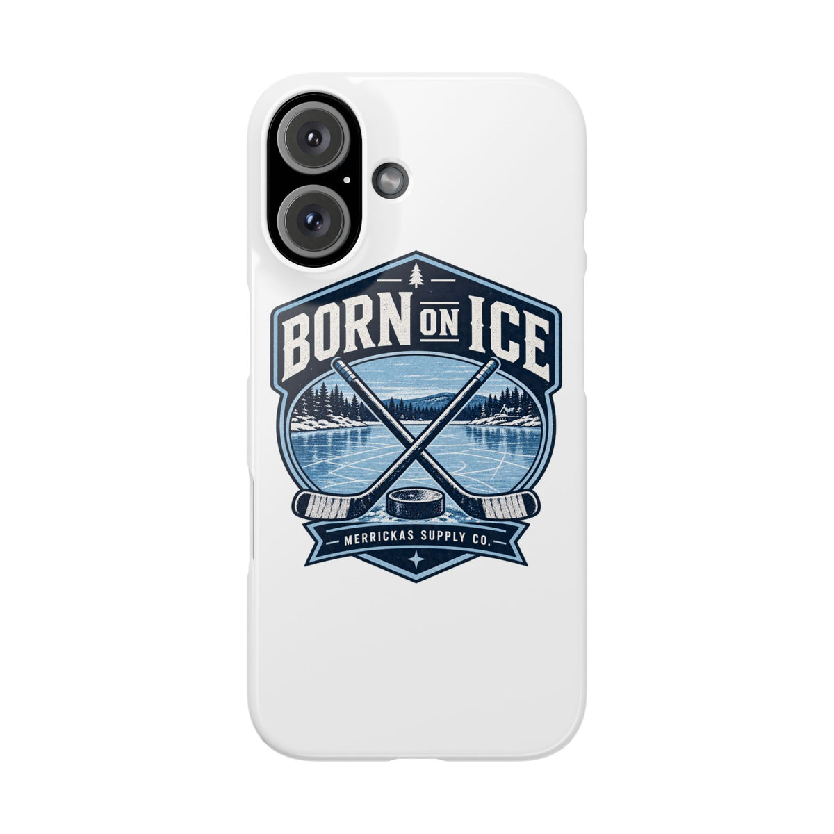 Born On Ice Phone Case