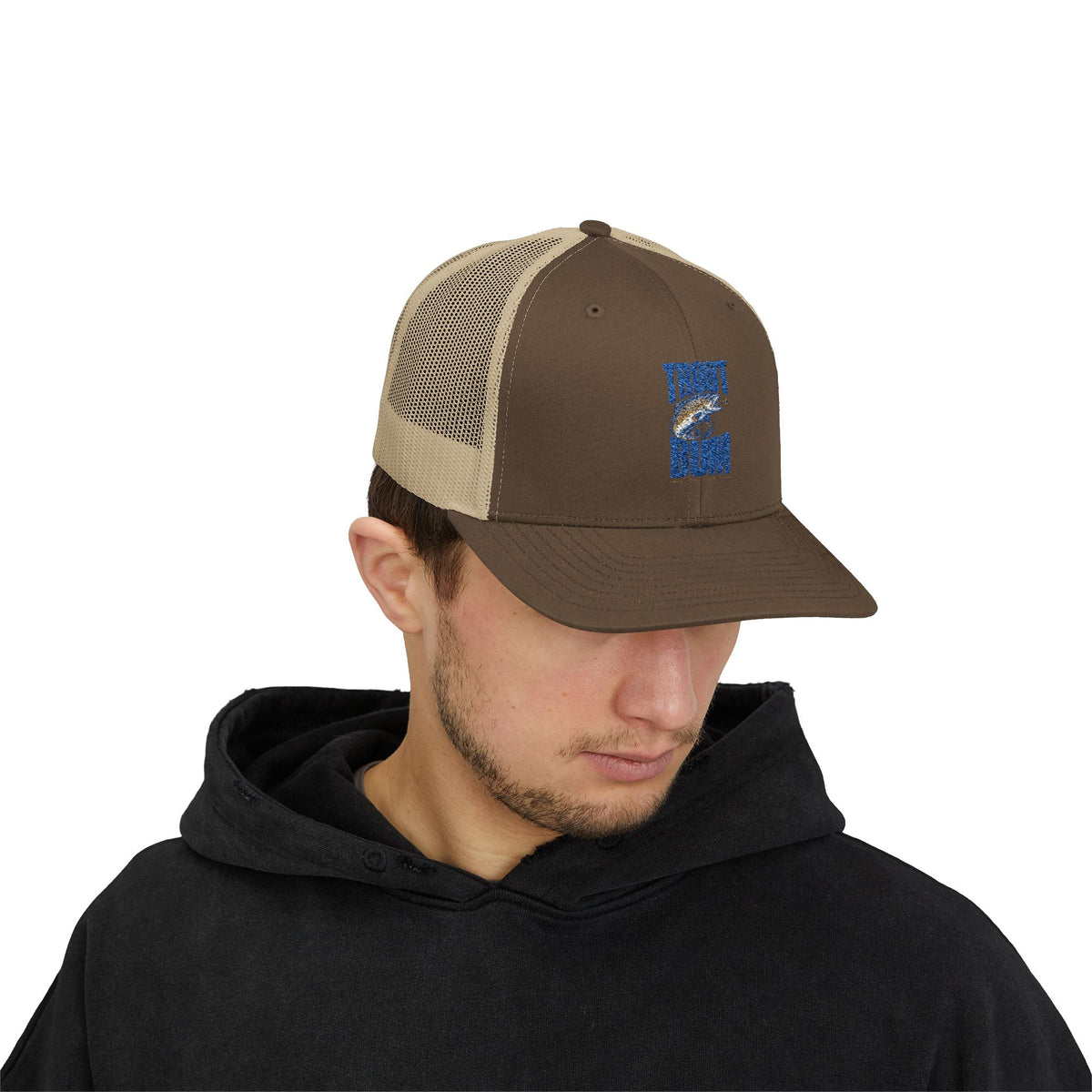 Trout Bum Snapback Trucker Cap