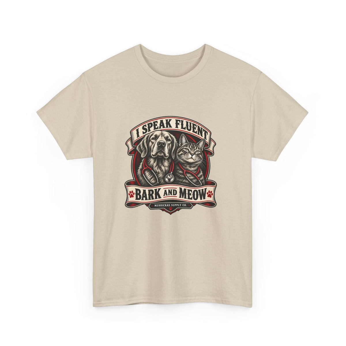 I Speak Fluent Bark And Meow Classic Tee