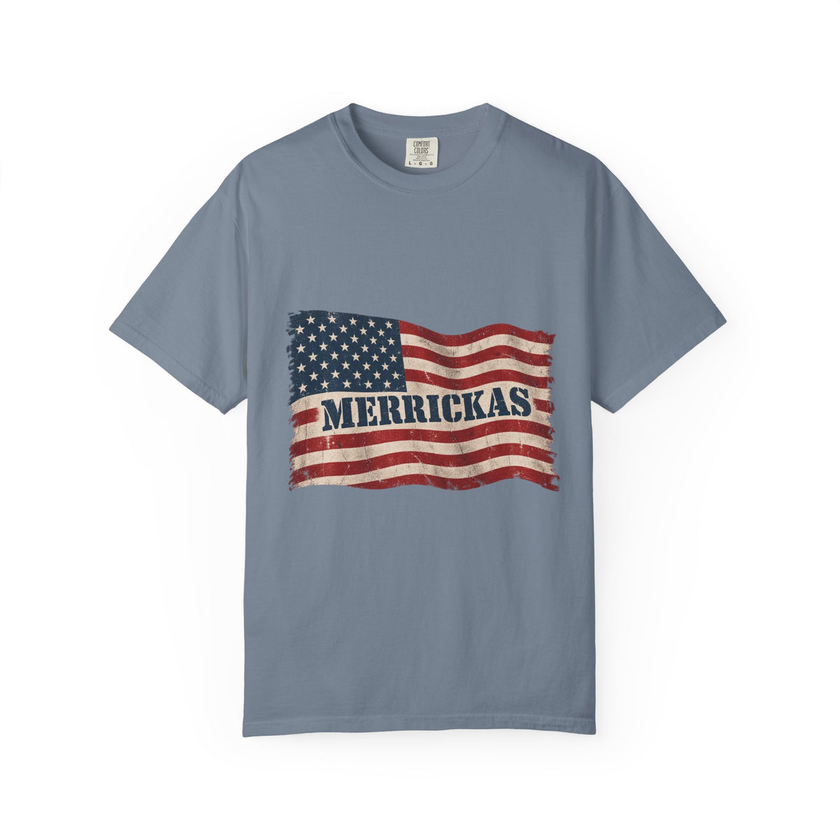 Merrickas Flag Garment-Dyed Tee