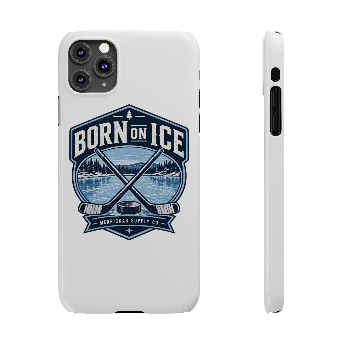 Born On Ice Phone Case