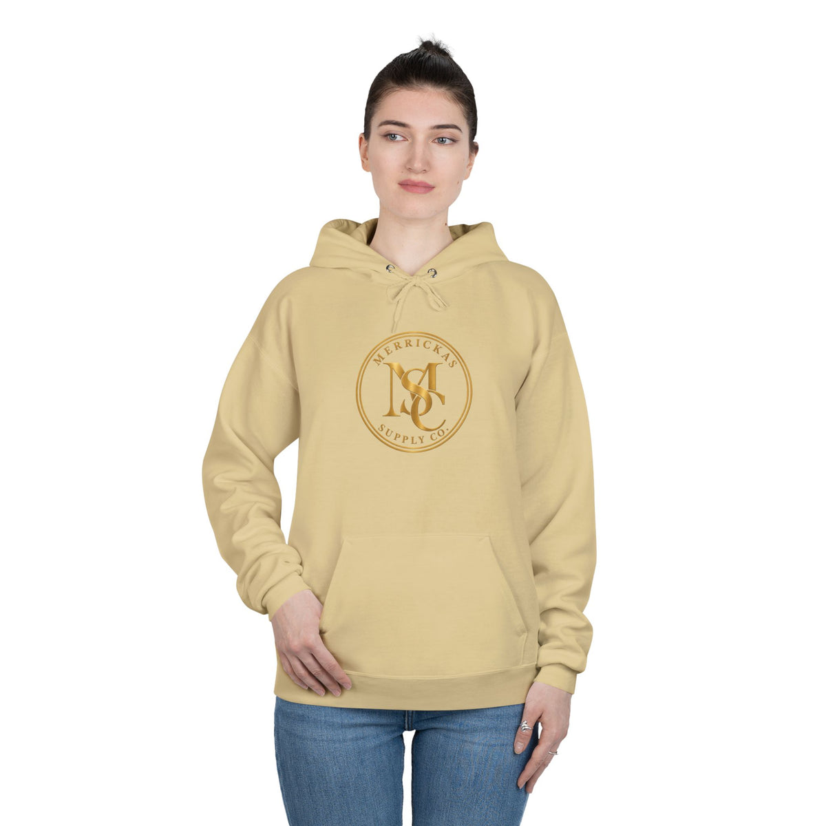 Merrickas Gold MSC Monogram Hoodie