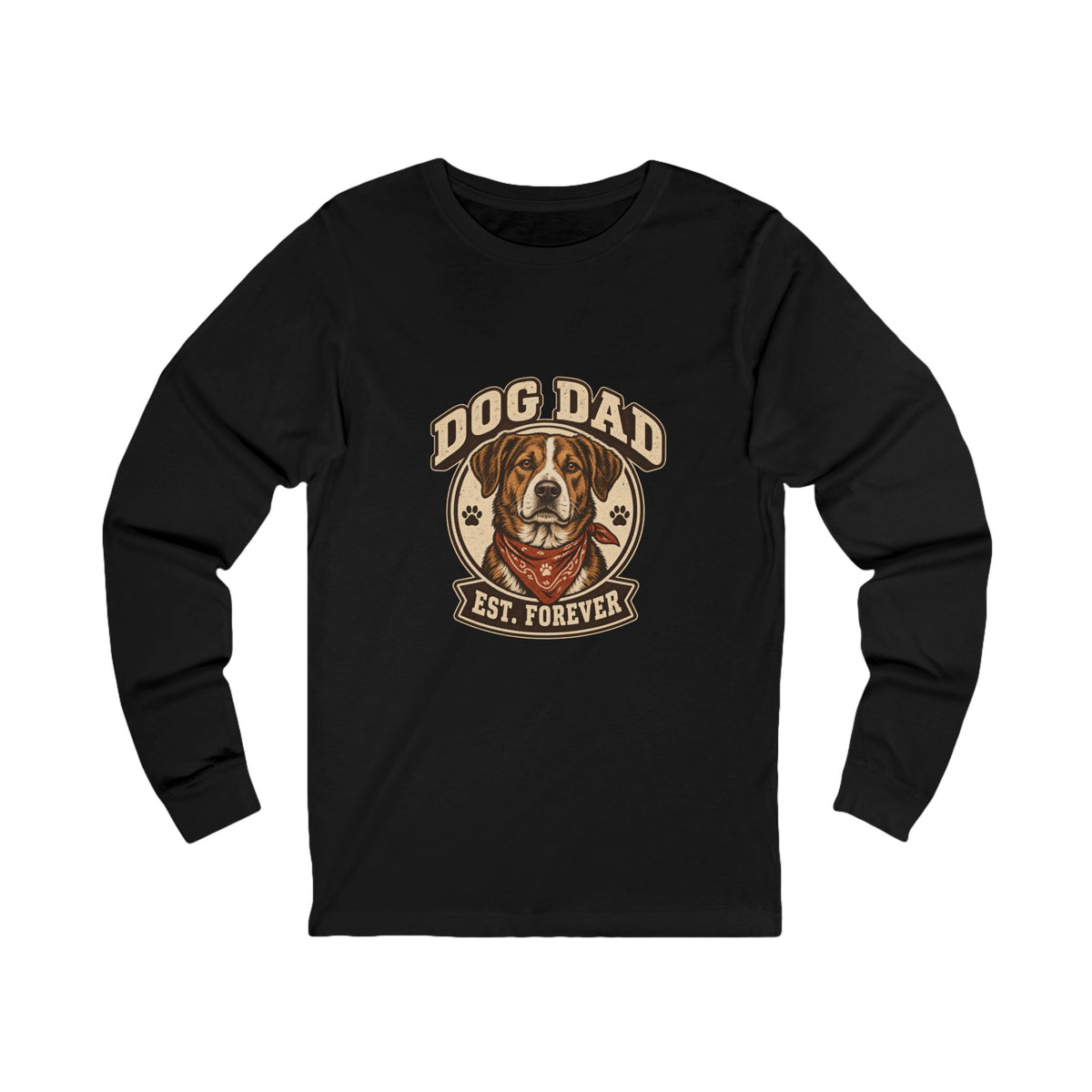 Dog Dad Long Sleeve Tee