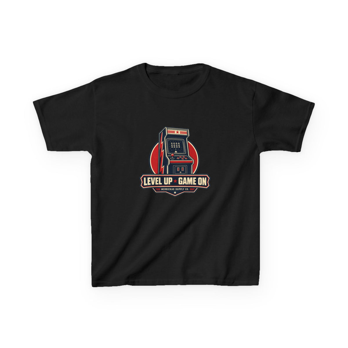 Level Up Game On Kids Tee