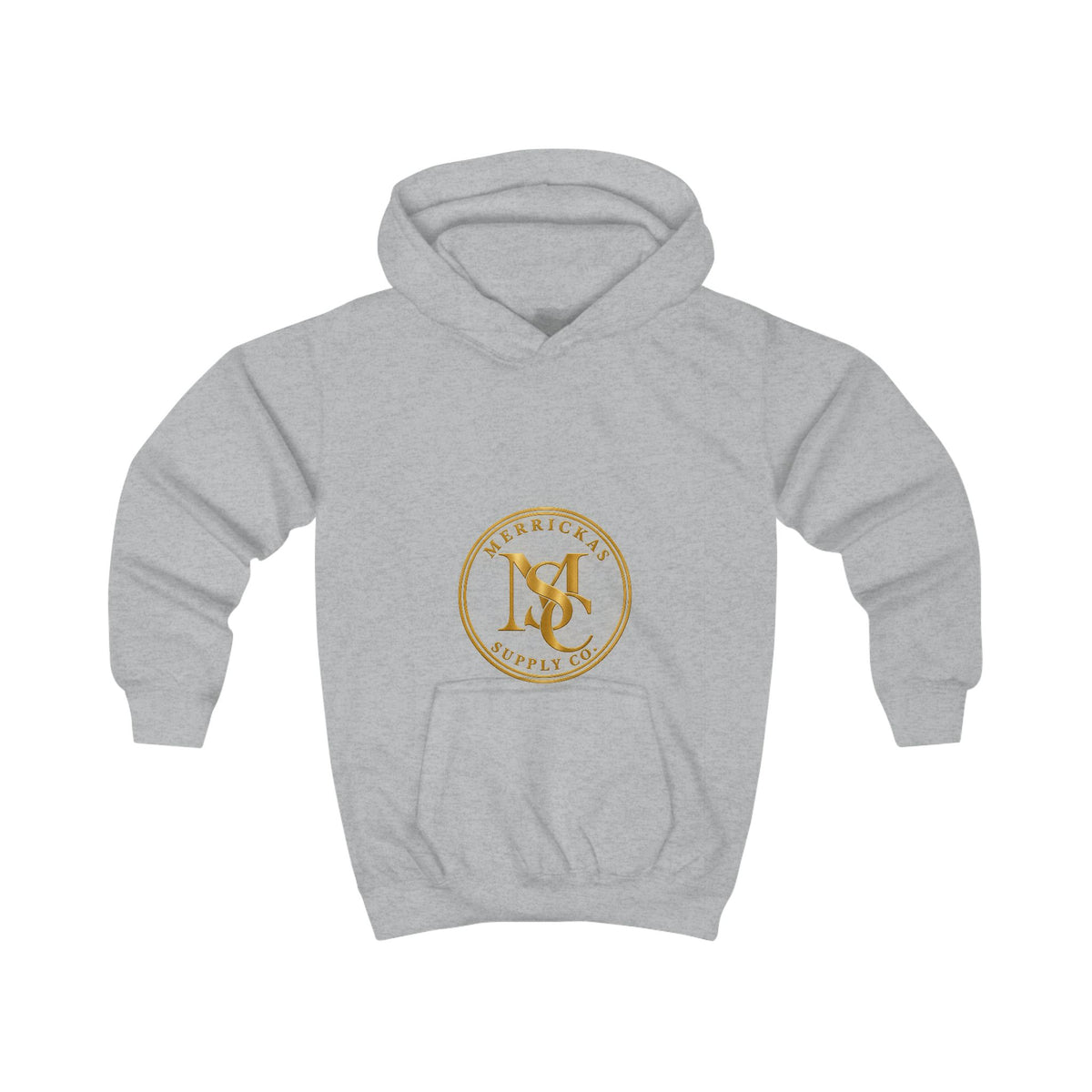 Merrickas Gold MSC Monogram Kids' Hoodie