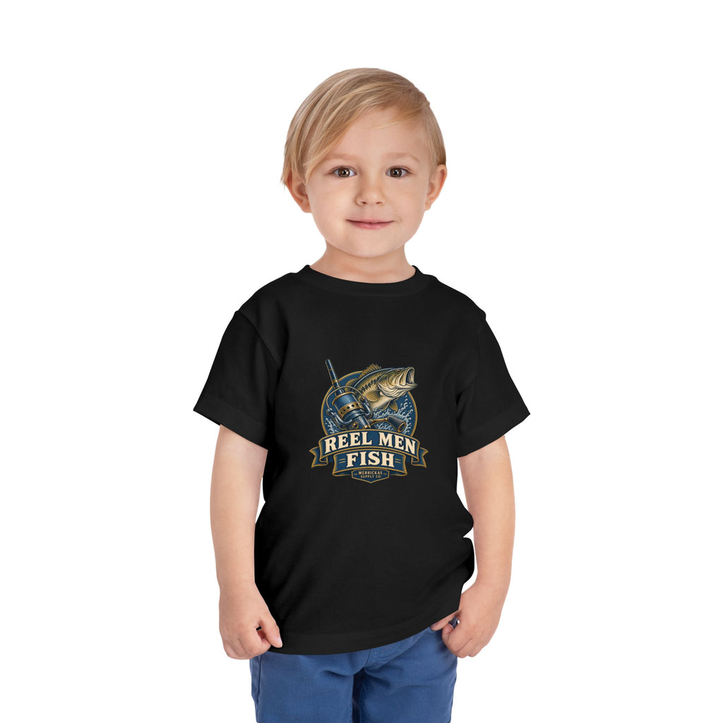 Reel Men Fish Toddler Tee