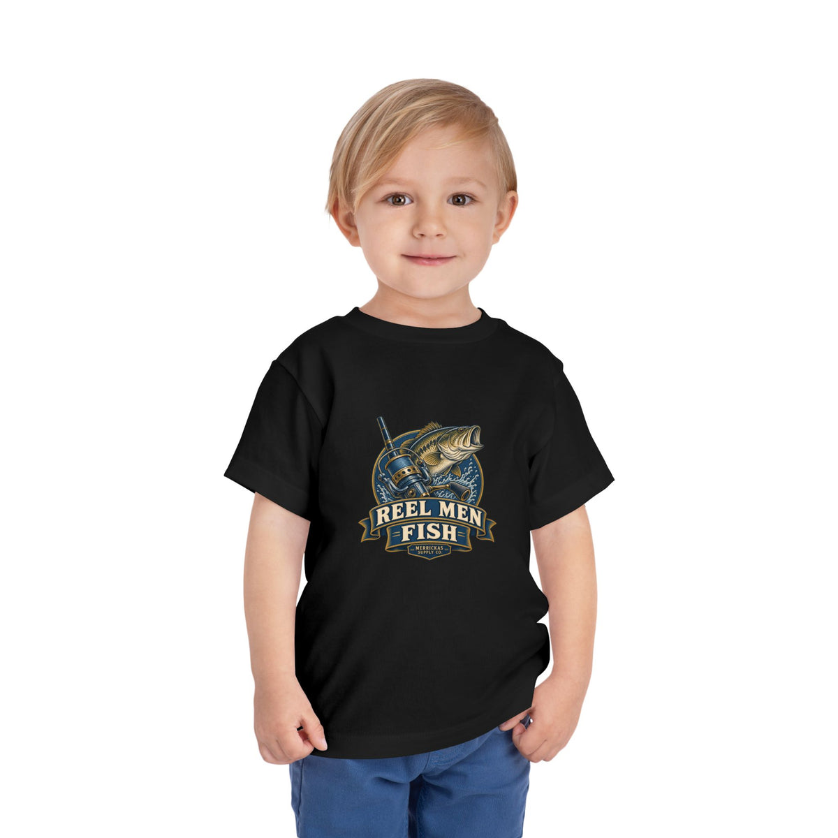 Reel Men Fish Toddler Tee