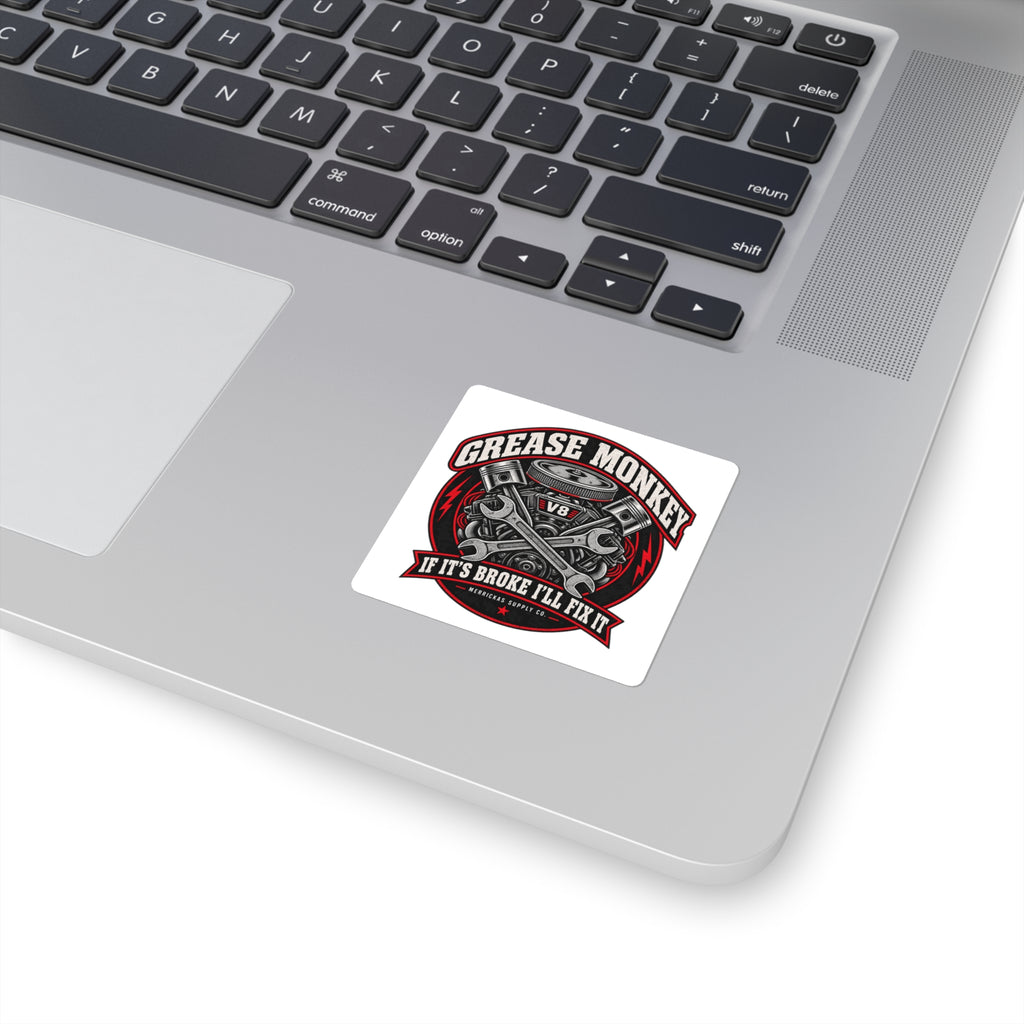 Grease Monkey Sticker