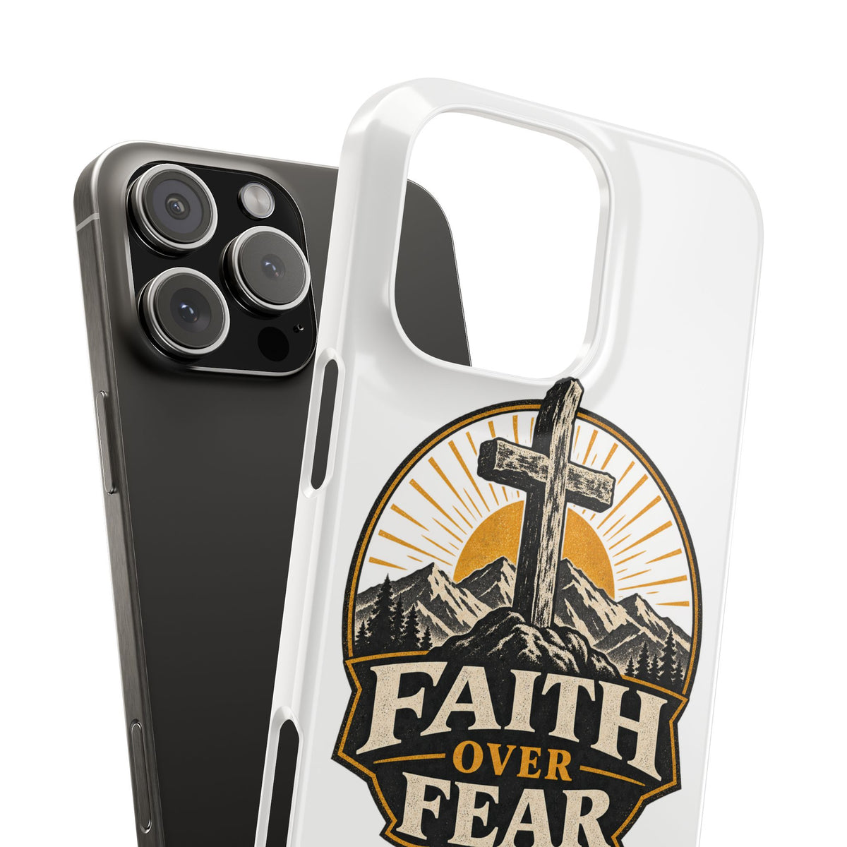 Faith Over Fear Phone Case