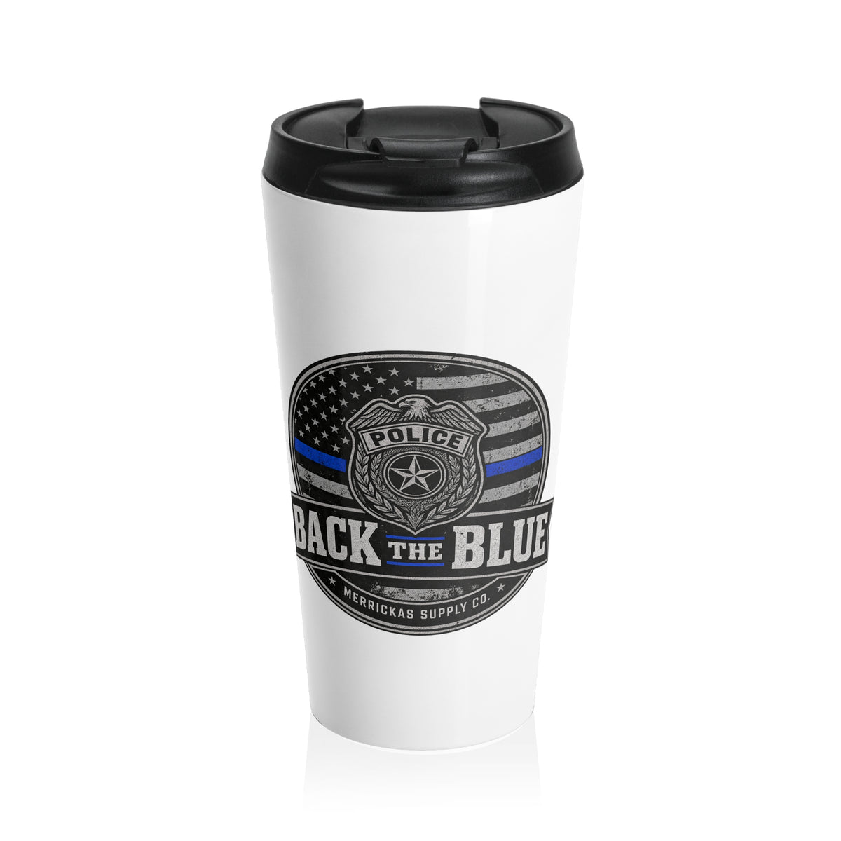Back The Blue Travel Mug