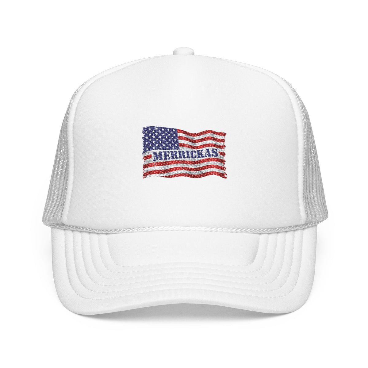 Merrickas Flag Foam Trucker Hat