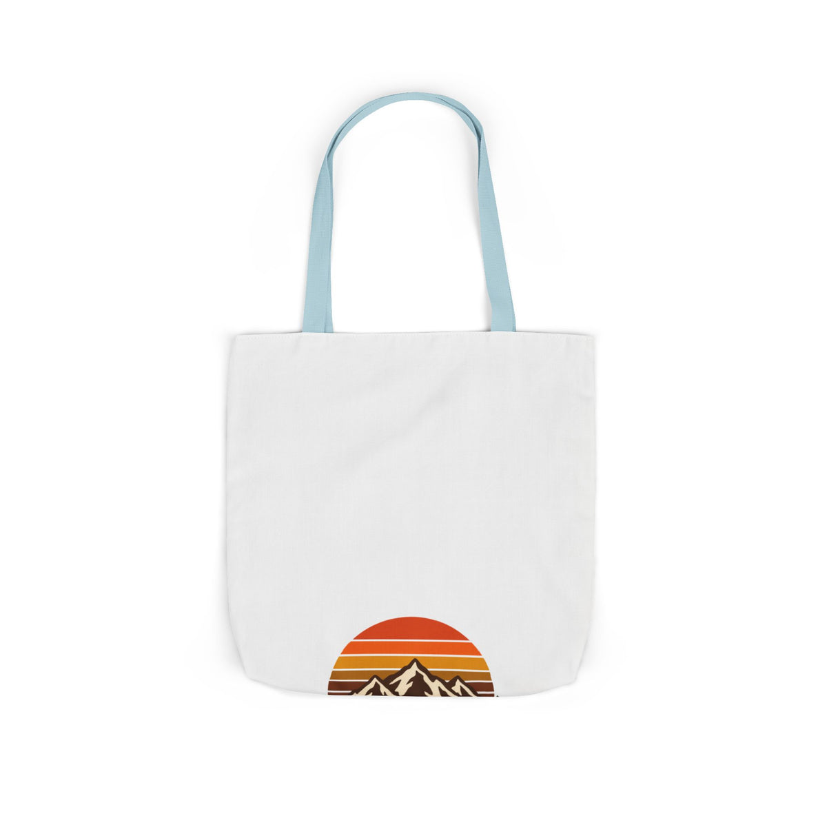 Merrickas Retro Sunset Mountain Canvas Wall Art