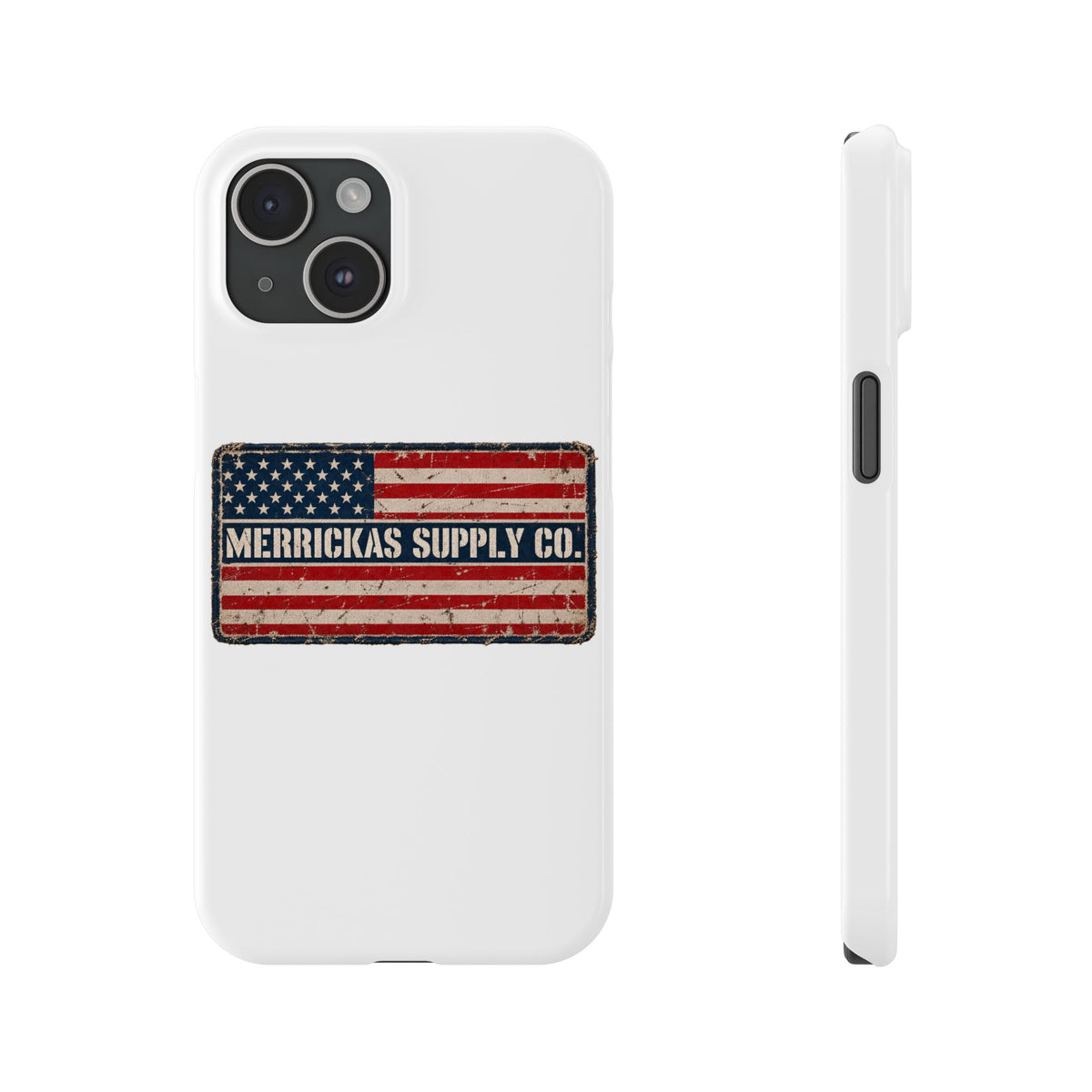 Merrickas American Flag Patch Phone Case
