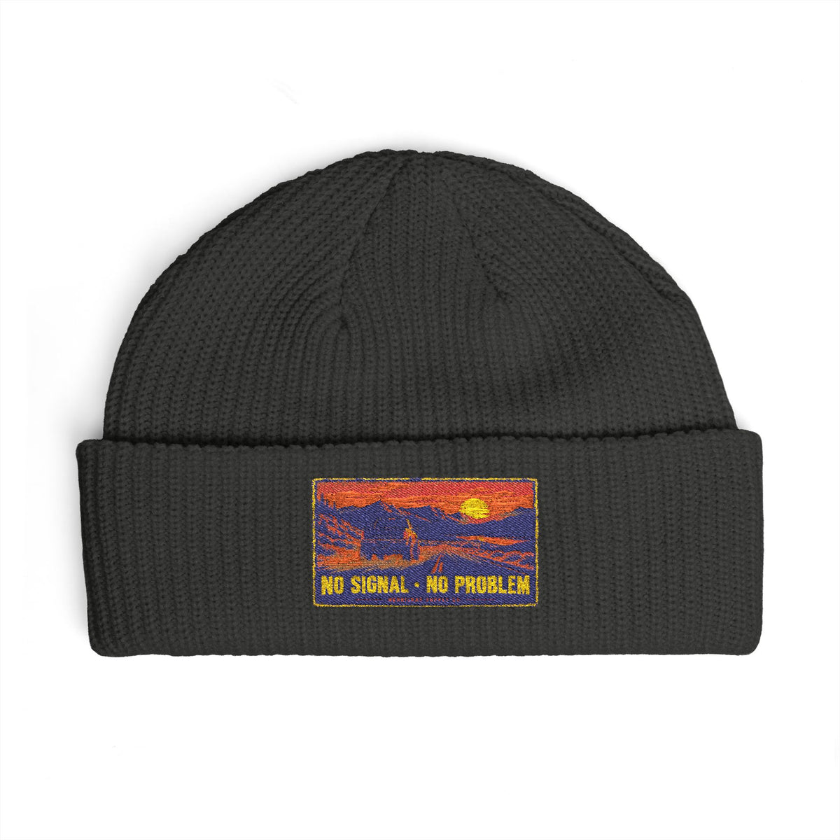 No Signal No Problem Cuff Beanie